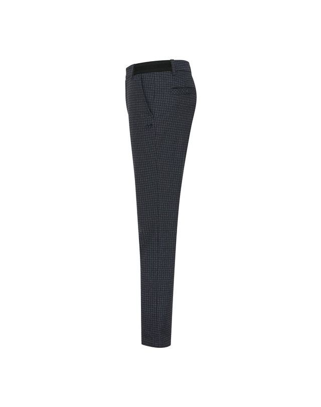 마스터바니에디션 남성 백 밴딩 체크 기모 팬츠 착용컷