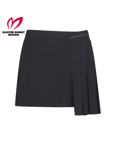 여성 탈착 포켓 플리츠 믹스 큐롯 스커트