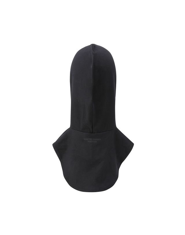 마스터바니에디션 여성 심플 로고 버튼 기모 후드 착용컷