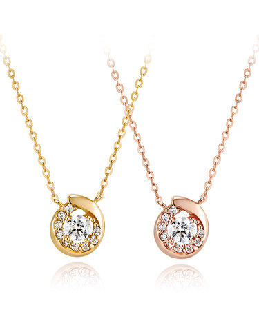 18k 원 포인트 14k 금목걸이 R18NN015
