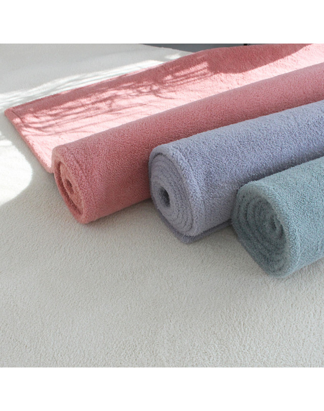 라이크리빙 티니 소프트 극세사 단모 러그 카페트 물세탁 4colors 4size 착용컷