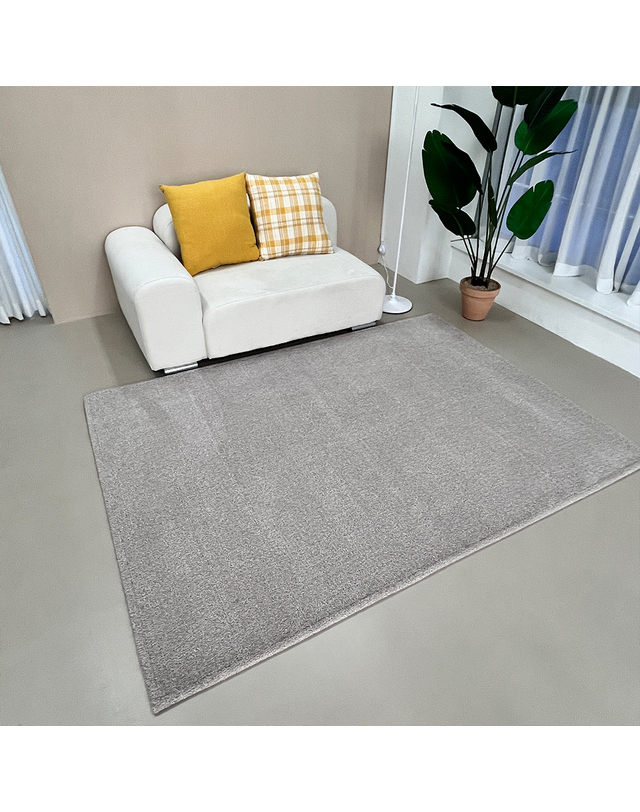 라이크리빙 이데아 러그 거실 카페트 워셔블 단모 3colors 6size 착용컷