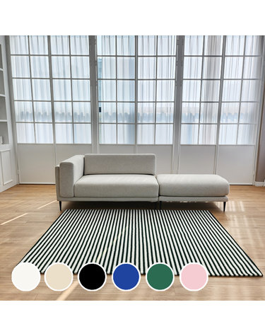 라이크리빙 패딕 스트라이프 북유럽 카페트 바닥 러그 6colors 6size
