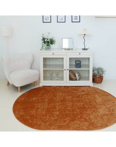 슈에라 타원형 방수 러그 워셔블 거실 카페트 5size 6colors