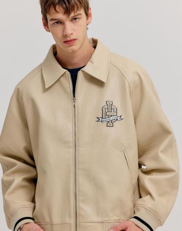 UNISEX GI 뮤지엄 바시티 자켓 [BEIGE] / SBC1U07007