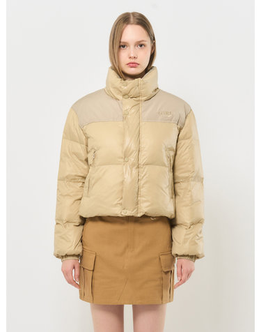 UNISEX 덕 패디드 배색 푸퍼 [BEIGE] / SBC4U07005