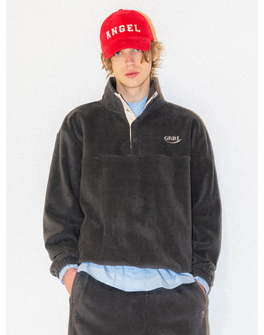 UNISEX 엔젤 레터링 코듀로이 볼캡 [RED] / SBC4U91007