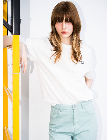 UNISEX 쿨링 로고 반팔 티셔츠 [WHITE] / SBD1U01001-WOMAN