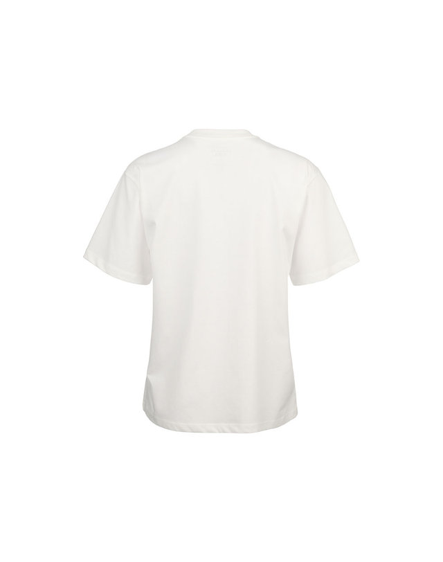 제너럴아이디어 제너럴 아이디어 UNISEX 쿨링 로고 반팔 티셔츠 [WHITE] / SBD1U01001-WOMAN 착용컷