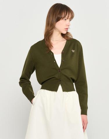 WOMAN GNRL 에센셜 가디건 [KHAKI] / WBD3L04503