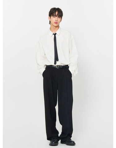 UNISEX 뉴클래식 포플린 셔츠 [WHITE] / SBD3U03002-MAN