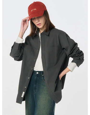 UNISEX 워시드 워크 셔츠 [4COL] / SBD4U03010-WOMAN