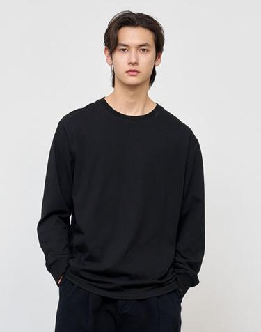 UNISEX 쿨링 롱 슬리브 티 [BLACK] / SBE1U01004-MAN