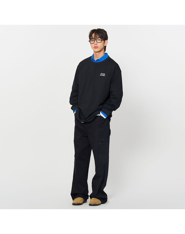 제너럴아이디어 제너럴 아이디어 UNISEX 포스트맨 롱 슬리브 티 [3COL] / SBD3U01005-MAN 착용컷
