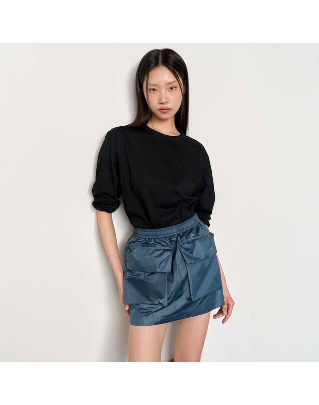 제너럴아이디어 제너럴 아이디어 WOMAN 릴렉스 롱 슬리브 티 [3COL] / WBE1L01508 착용컷
