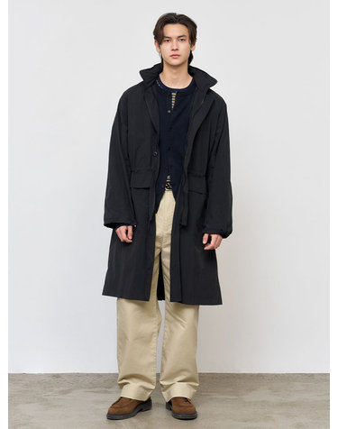 UNISEX 유틸리티 롱 사파리 점퍼 [BLACK] / SBE1U07003-MAN
