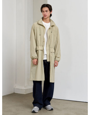제너럴 아이디어 UNISEX 유틸리티 롱 사파리 점퍼 [BEIGE] / SBE1U07003-MAN