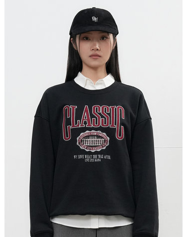 UNISEX 코듀로이 GNRL 로고 볼캡 [BLACK] / SBE3U91005-WOMAN