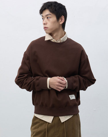 UNISEX 클럽 기모 맨투맨 [2COL] / SBE4U02012-MAN