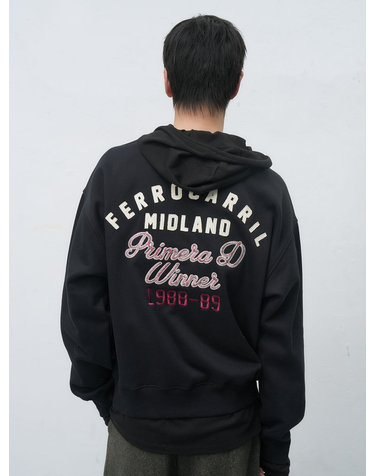 UNISEX 클럽 기모 맨투맨 [BLACK] / SBE4U02012-MAN