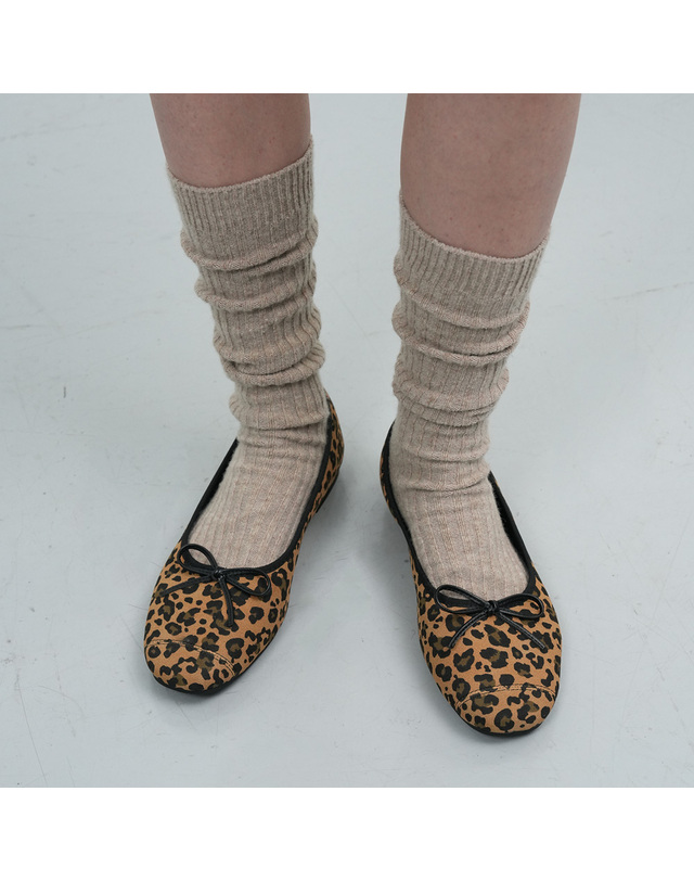 제너럴아이디어 제너럴 아이디어 WOMAN 뉴애티튜드 클래식 플랫 [LEOPARD] / WBE3L97508 착용컷