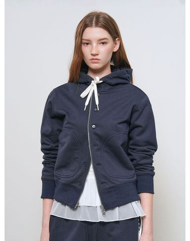 WOMAN 스냅 후드집업 [NAVY] / GF1LJP511