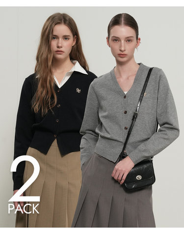 [1+1] WOMAN GNRL 에센셜 가디건 [6COL] / WBD3L04503