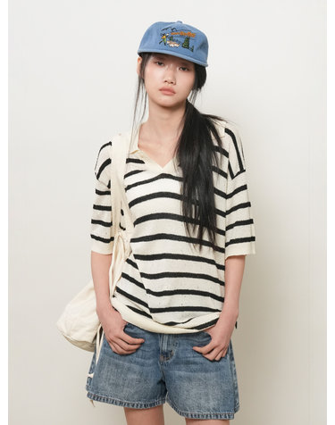 UNISEX 5-PANEL WHEE 트러커 캡 [BLUE] / GF2UCP103 - WOMAN