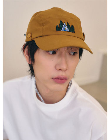 UNISEX 립스탑 캠프캡 [MUSTARD] / GF1UCP002