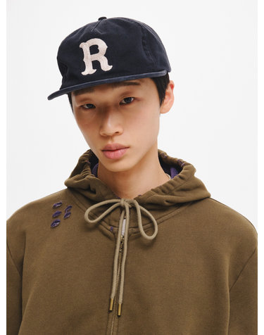 UNISEX GNRL 이니셜 로고 코튼 캡 [BLACK] / GF3UCP001