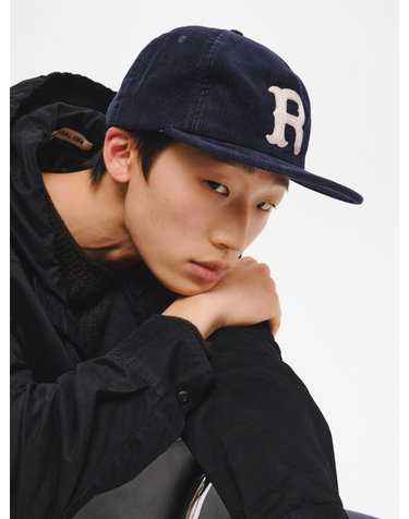 UNISEX GNRL 이니셜 로고 코듀로이 캡 [NAVY] / GF3UCP002