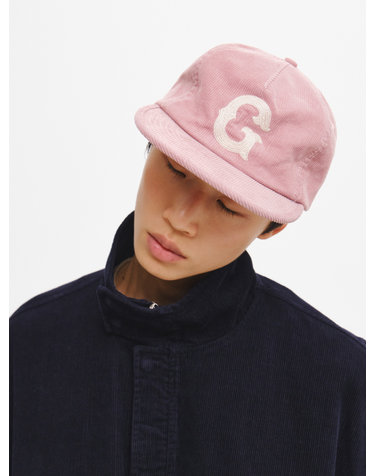 UNISEX GNRL 이니셜 로고 코듀로이캡 [PINK] / GF3UCP002