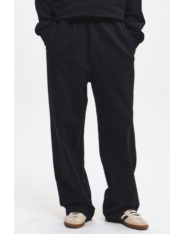 UNISEX 터널 스트링 스웻 팬츠 [BLACK] / GF3UPT004-WOMAN
