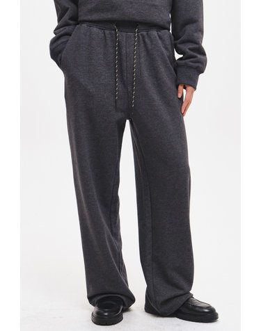 UNISEX 터널 스트링 스웻 팬츠 [CHARCOAL] / GF3UPT004-WOMAN