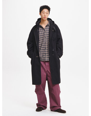 MAN 메탈 후크 밀리터리 코트 [BLACK] / GF3MCT001