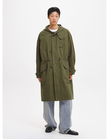 MAN 메탈 후크 밀리터리 코트 [KHAKI] / GF3MCT001