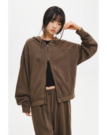 WOMAN 빈티지 피그먼트 트레이닝 팬츠 세트 [BROWN] / GF3LPT512SET