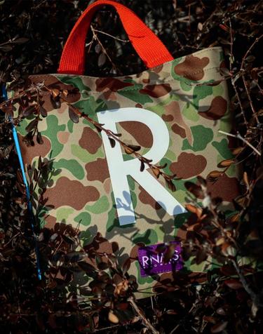 RNMS R TOTEBAG CAMO4(크로스백으로 활용가능 strap무료 제공)