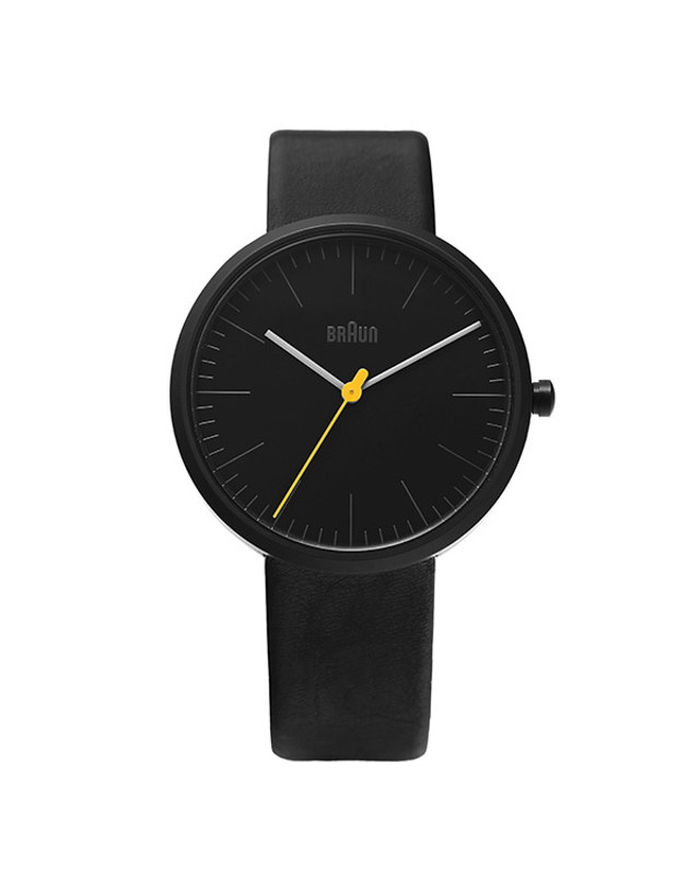 브라운 BRAUN BN0172BKBKL 클래식 공용 가죽시계 착용컷