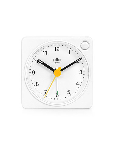 BRAUN BC02XW 클래식 트래블 크레센도 알람 저소음 공용 탁상시계