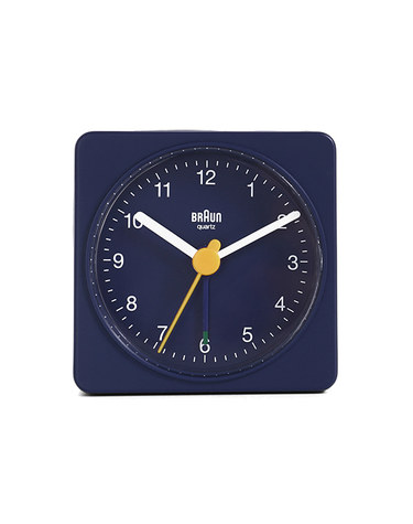 BRAUN BC02BL 클래식 트래블 크레센도 알람 저소음 공용 탁상시계