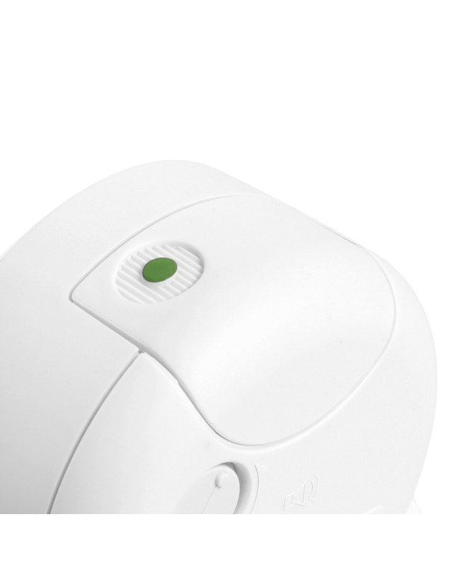브라운 BRAUN BC01W 클래식 아날로그 라이팅 크레센도 알람 저소음 공용 탁상시계 착용컷