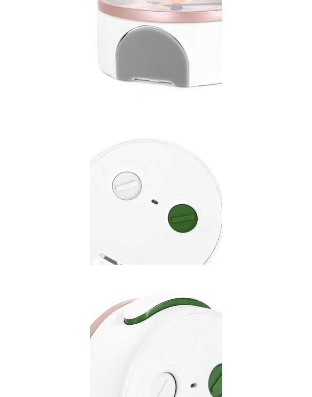 브라운 BRAUN BC12PW 클래식 크레센도 알람 저소음 공용 탁상시계 착용컷