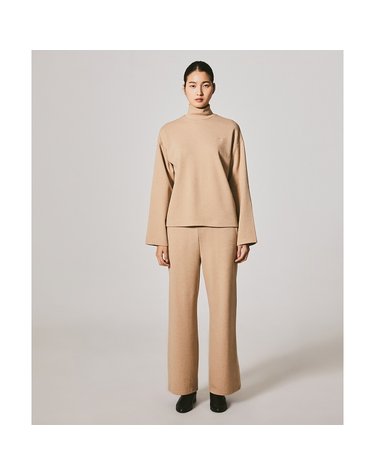 WIDE BANDING PANTS (BEIGE)