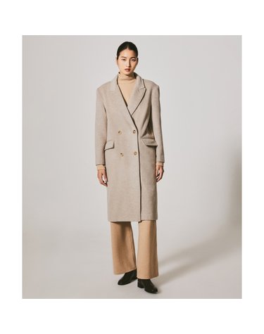OVERFIT WOOL DOUBLE COAT (OATMEAL)
