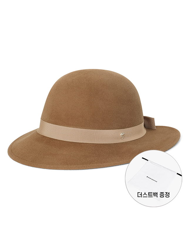 헬렌카민스키 헬렌카민스키 HAT51004 CA 데이지 카멜 클로슈 버킷햇 착용컷