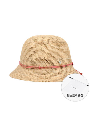 헬렌카민스키 HAT50136 NAPO 빌라 6 내추럴 포멜로 메탈로고 클로슈 버킷햇
