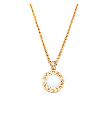[중고] [엘러브] 불가리 BVLGARI 네크리스 18K 핑크골드 다이아몬드 6ET0324