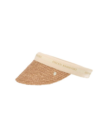 26SS 비앙카8 라피아 바이저햇 누가/네추럴 HAT52204 BIANCA 8 NOUGAT NATURAL