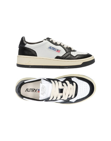 26SS 메달리스트 로우탑 스니커즈 화이트/블랙 AULW WB01
